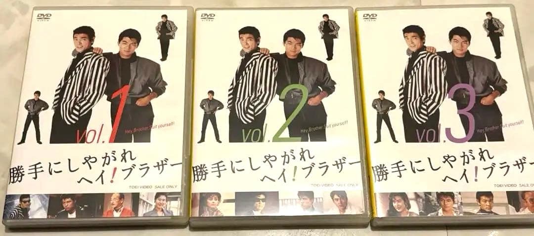 勝手にしやがれ　ヘイブラザー　全話収録　全3巻DVD柴田恭兵仲村トオル