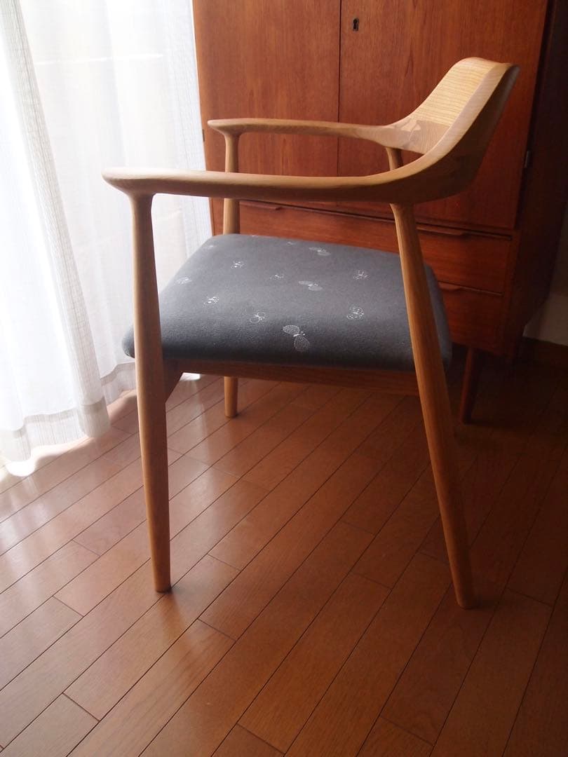 ひなさん専用 ミナペルホネン ハンドメイド アームチェアB ちょうちょ 生地