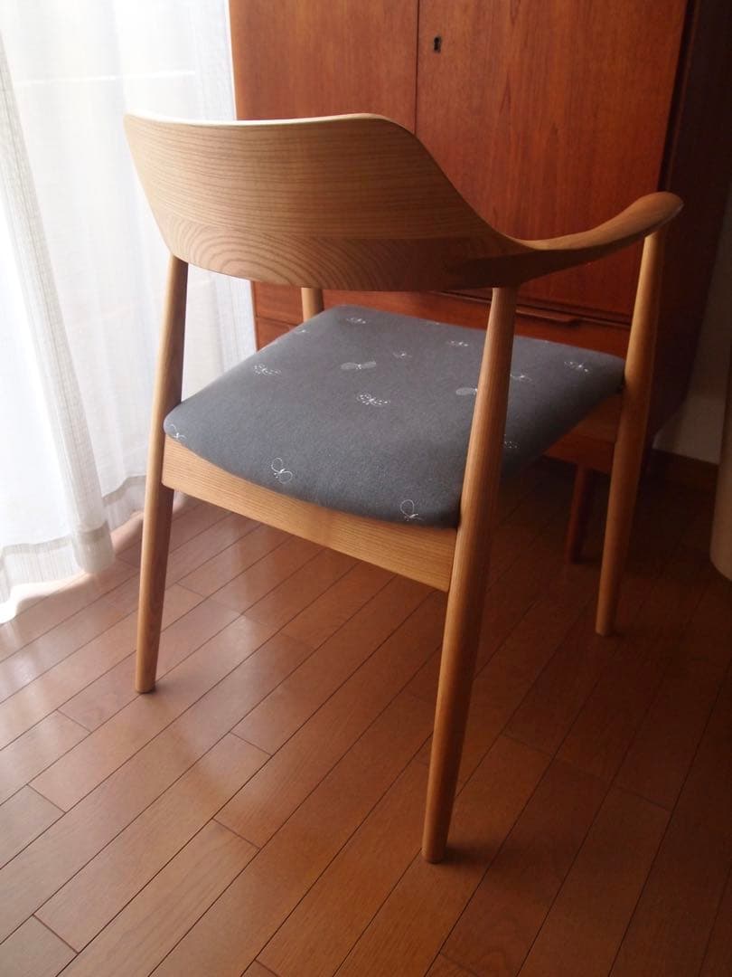 ひなさん専用 ミナペルホネン ハンドメイド アームチェアB ちょうちょ 生地