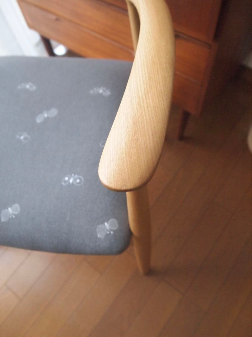 ひなさん専用 ミナペルホネン ハンドメイド アームチェアB ちょうちょ 生地