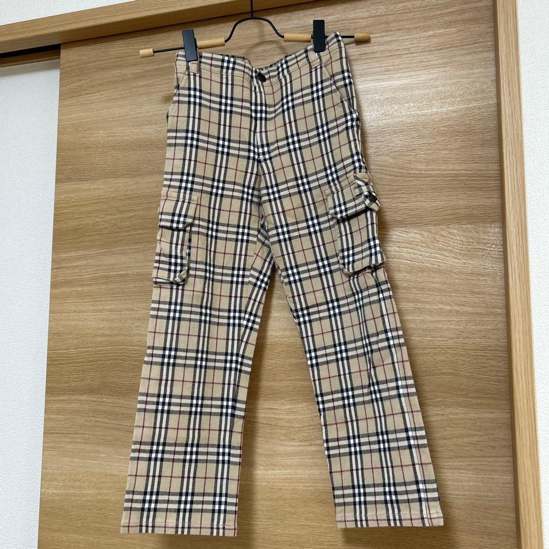 バーバリー　フォーマル　スーツ　セットアップ　120 ノバチェック　入学式