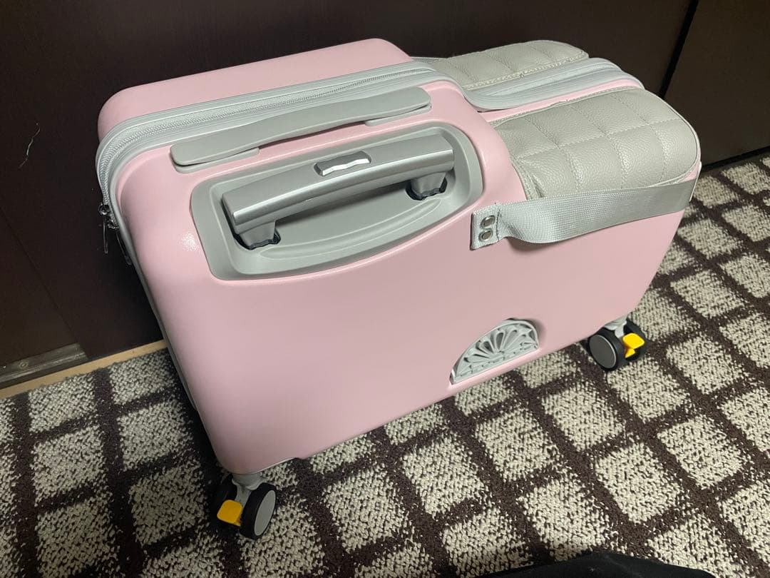 【機内持ち込み可】キッズトラベルmini スーツケース キャリーケース ピンク
