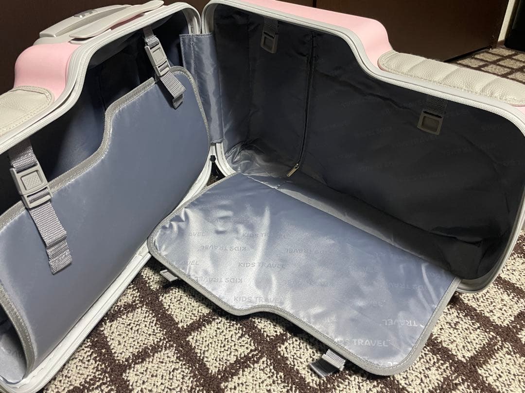 【機内持ち込み可】キッズトラベルmini スーツケース キャリーケース ピンク