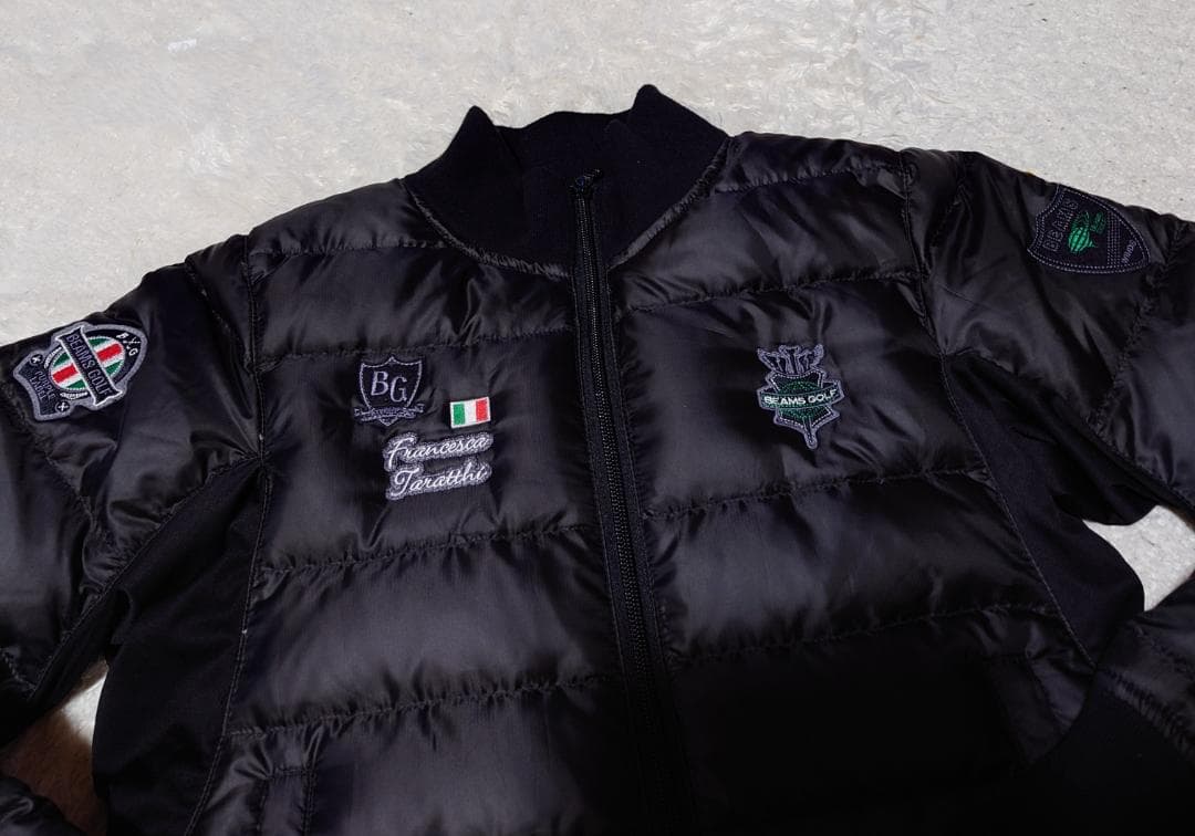 ビームスゴルフ ダウンジャケット 黒 S レディース 超美品