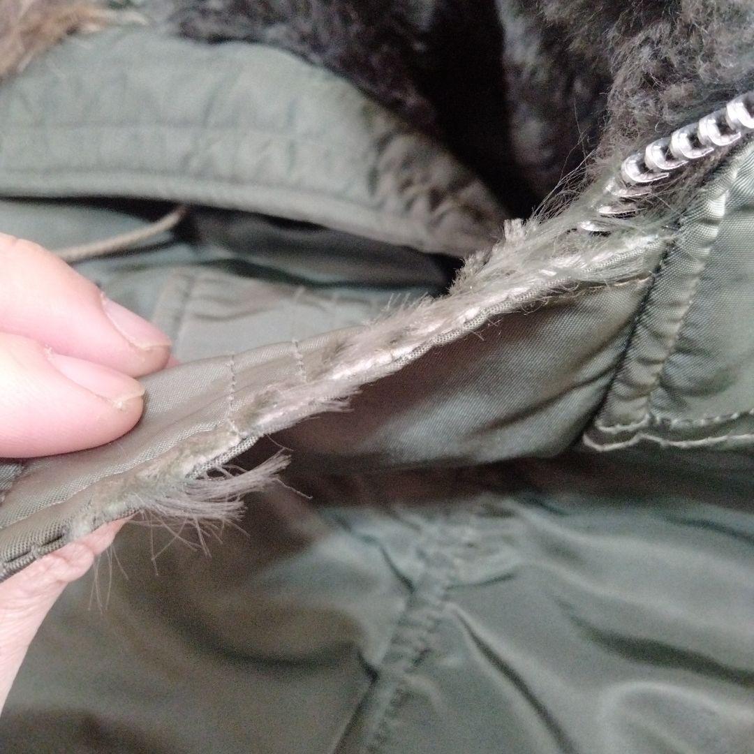 ビンテージスピワック緑タグN-2Bフード付きコヨーテナイロンフライトJKT緑44