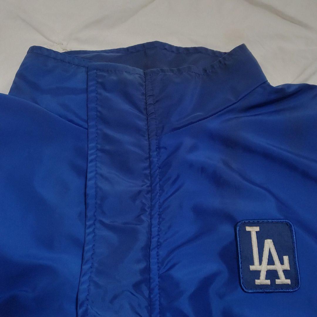 【90s USA製】ドジャース コーチジャケット ジャンパー MLB ワッペン