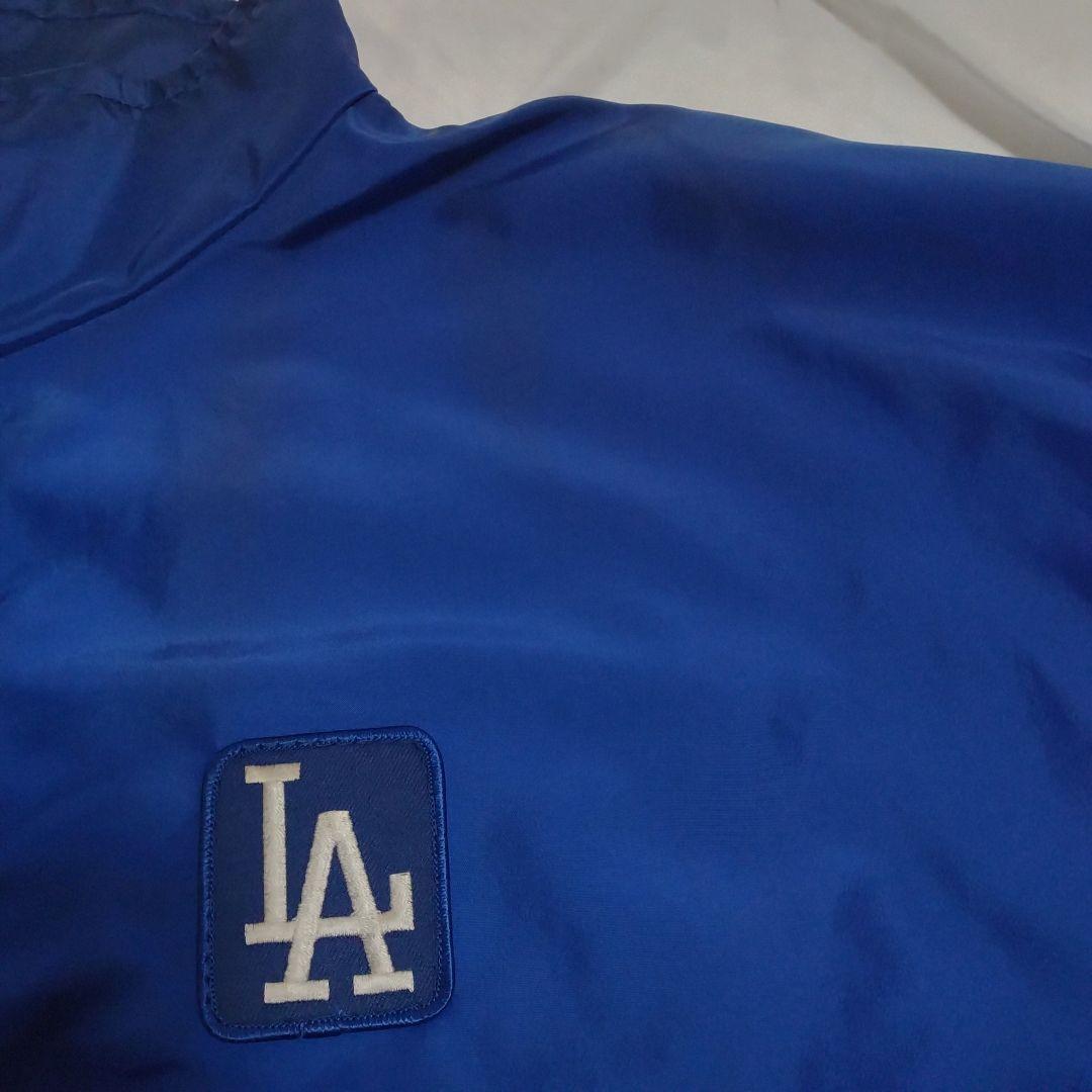 【90s USA製】ドジャース コーチジャケット ジャンパー MLB ワッペン