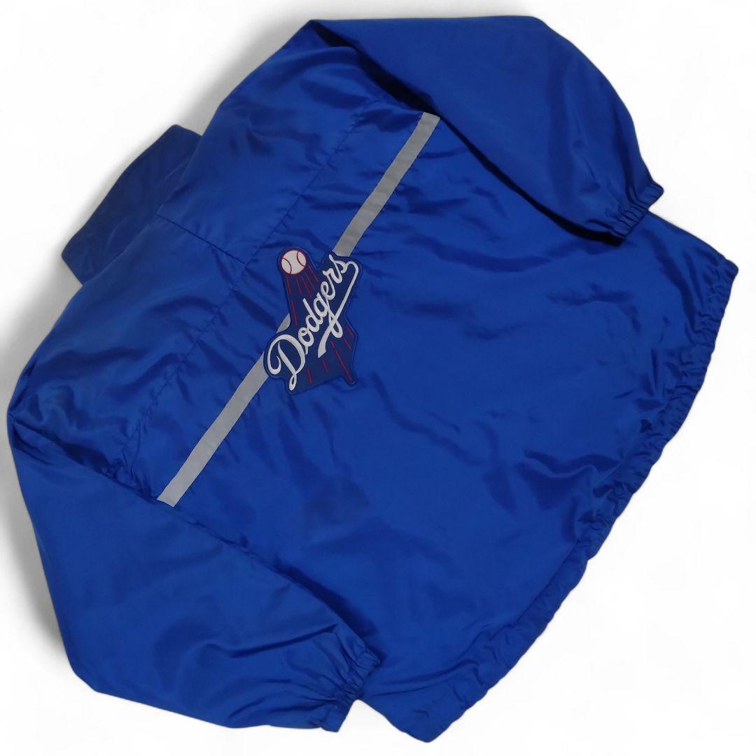 【90s USA製】ドジャース コーチジャケット ジャンパー MLB ワッペン