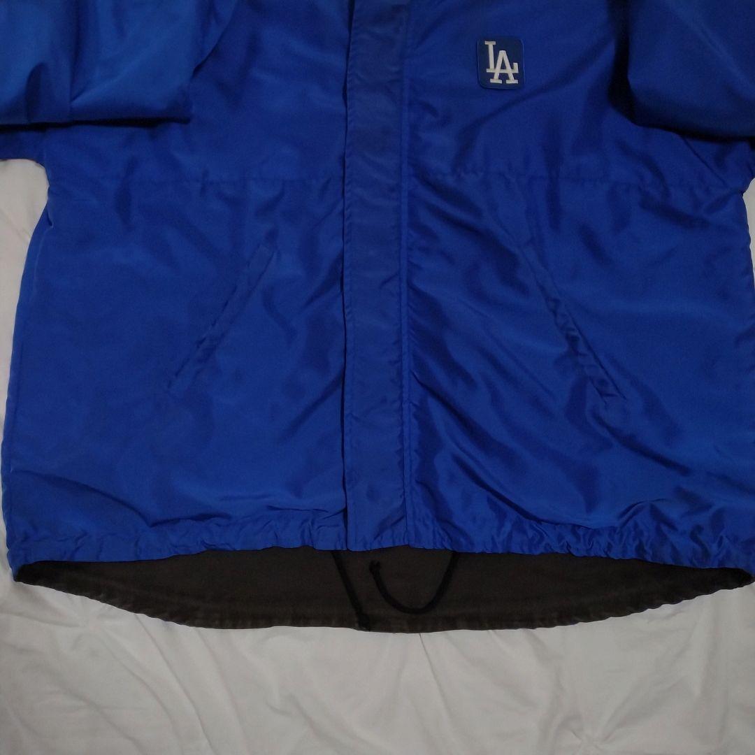 【90s USA製】ドジャース コーチジャケット ジャンパー MLB ワッペン