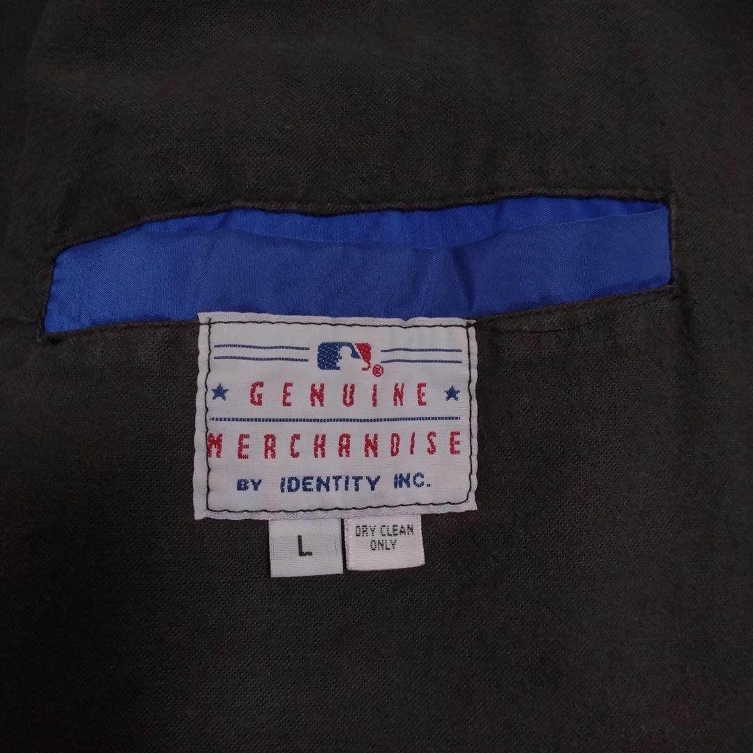 【90s USA製】ドジャース コーチジャケット ジャンパー MLB ワッペン