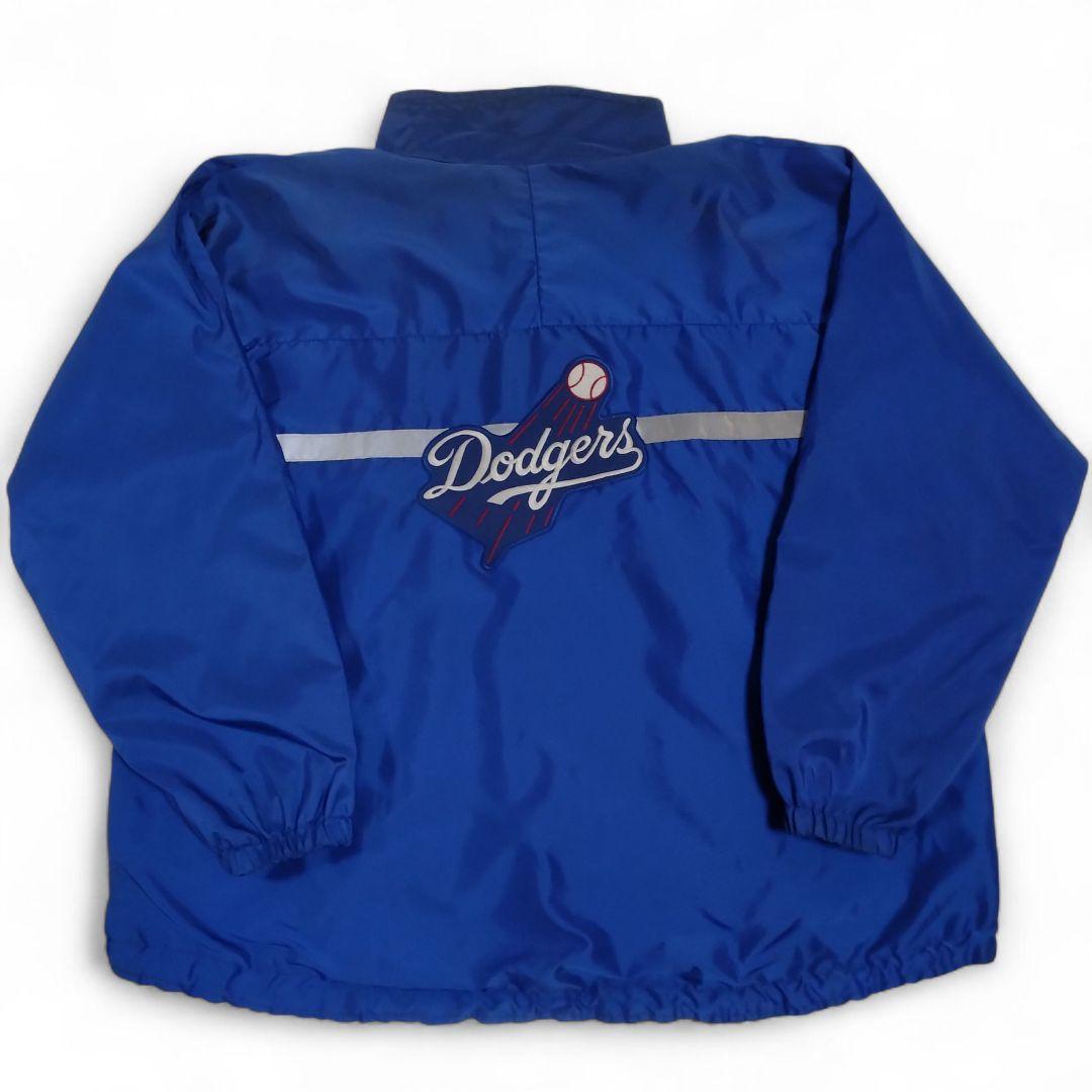 【90s USA製】ドジャース コーチジャケット ジャンパー MLB ワッペン