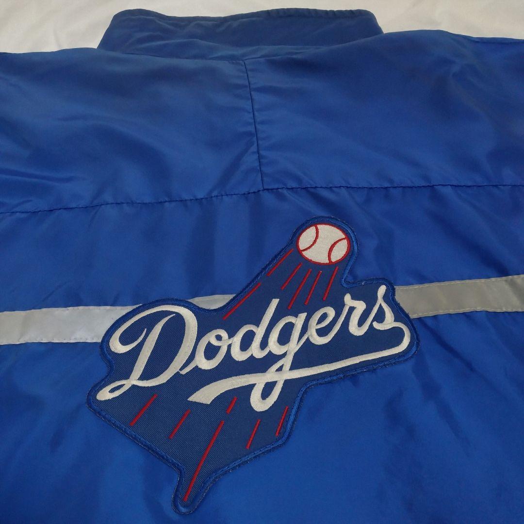 【90s USA製】ドジャース コーチジャケット ジャンパー MLB ワッペン