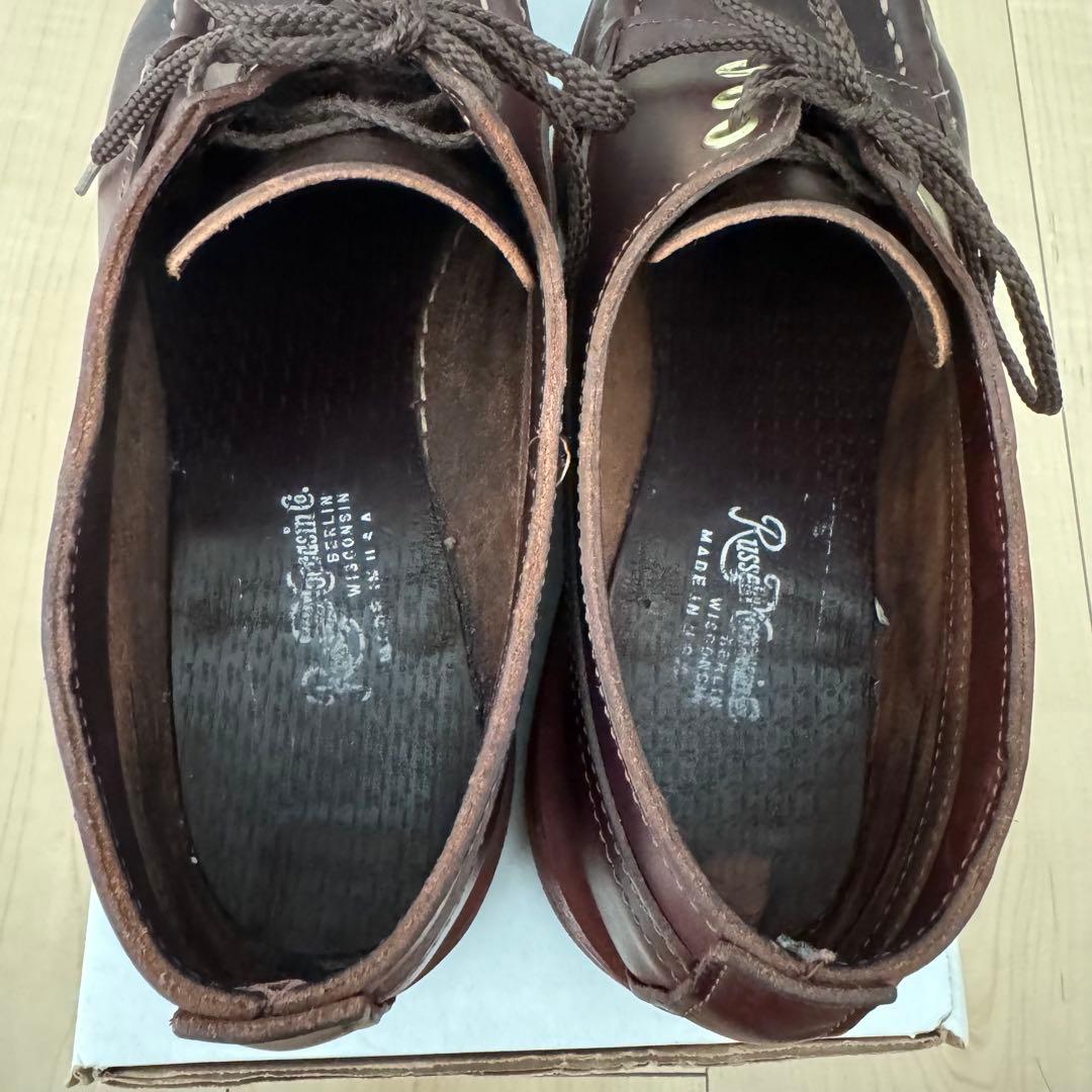 Russell Moccasinラッセルモカシンフィッシングオックスフォード8E