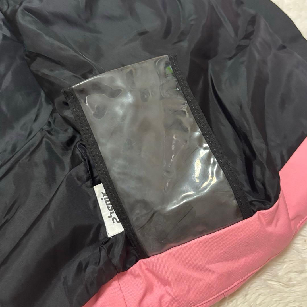 極美品　2023 フェニックス 140 150 スキーウェア ピンク 黒