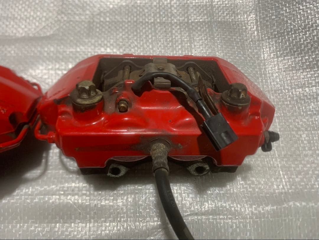 アバルト　500 595 ブレンボキャリパー　フローティングローター　レッド