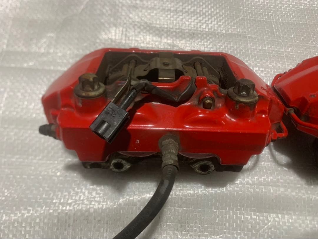 アバルト　500 595 ブレンボキャリパー　フローティングローター　レッド