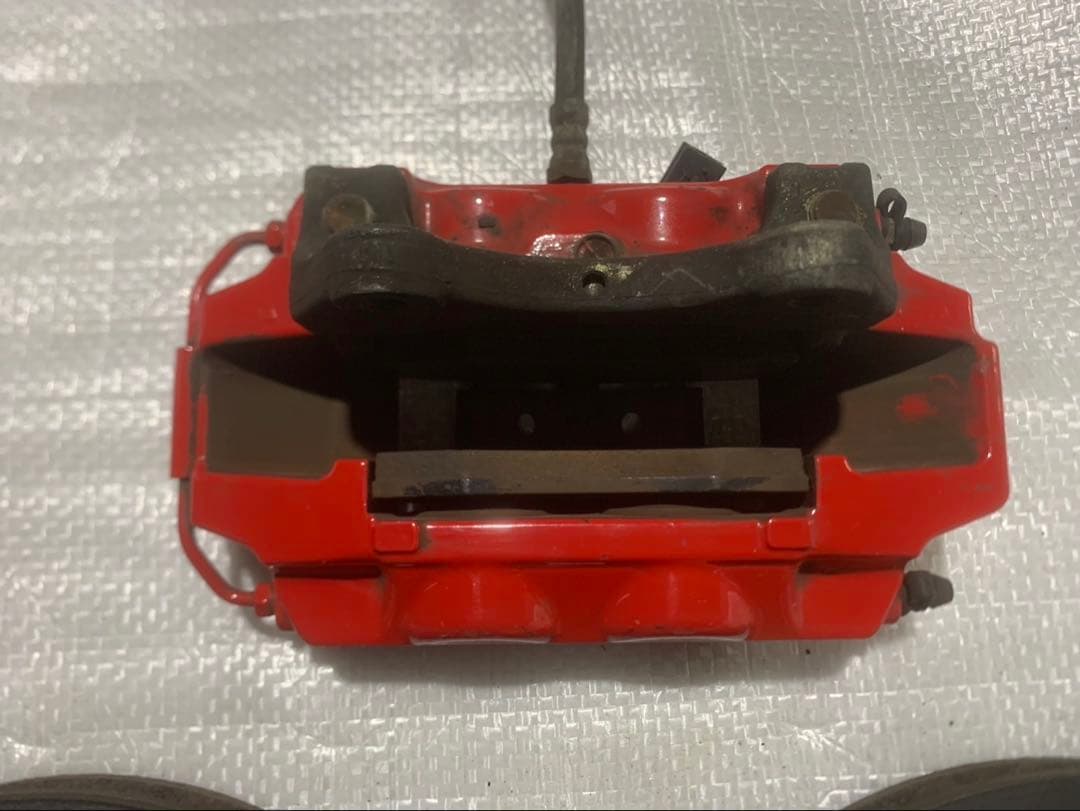 アバルト　500 595 ブレンボキャリパー　フローティングローター　レッド