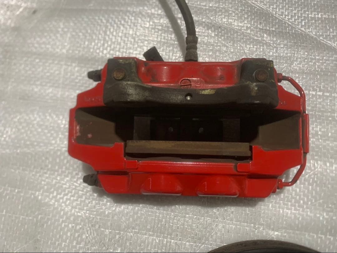 アバルト　500 595 ブレンボキャリパー　フローティングローター　レッド