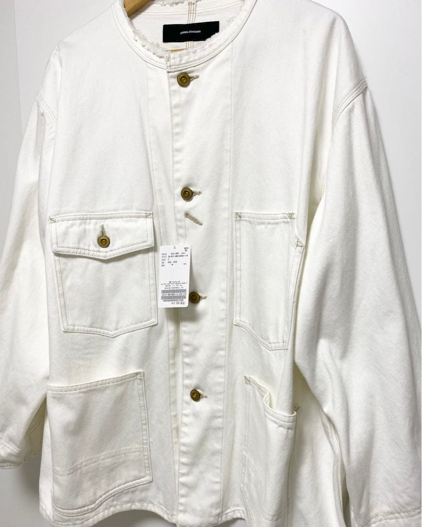 JOURNAL STANDARD デニムカバーオール FREE 生成り ホワイト