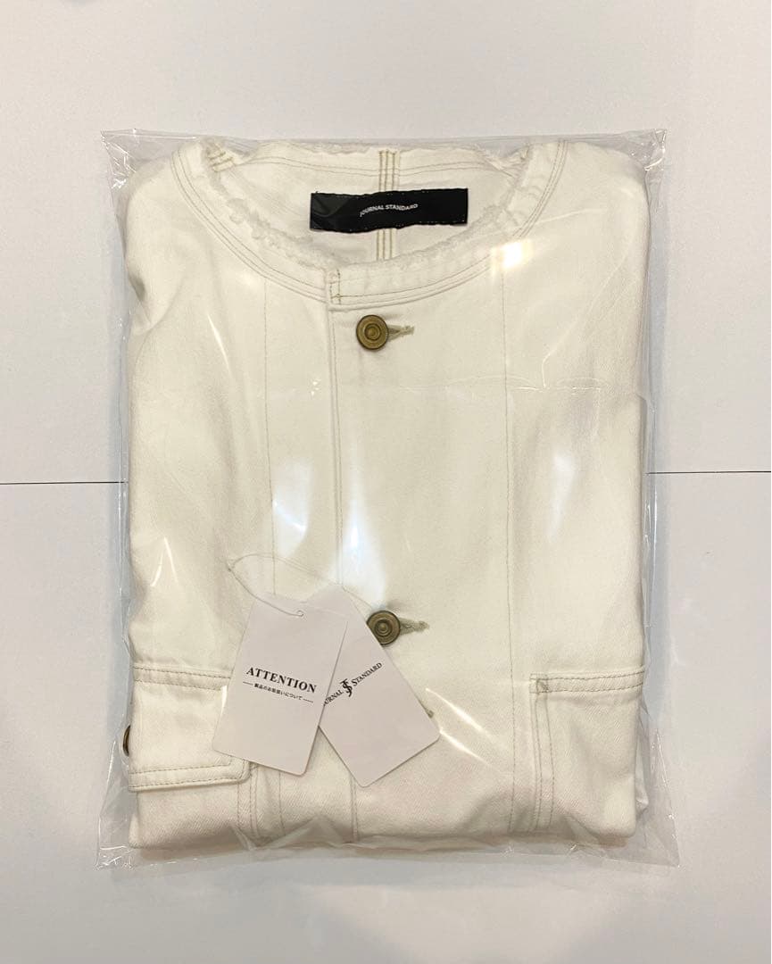 JOURNAL STANDARD デニムカバーオール FREE 生成り ホワイト