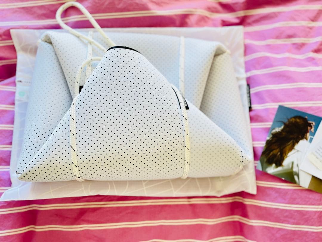 【State of Escape】エスケープ トートバッグホワイト ロンハーマン