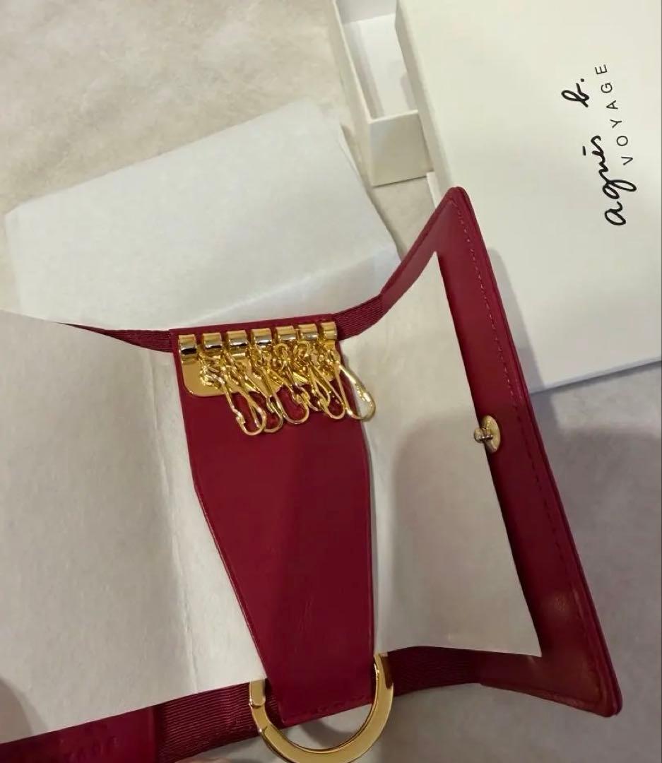 【新品未使用】agnès b. キーケース 化粧箱入り