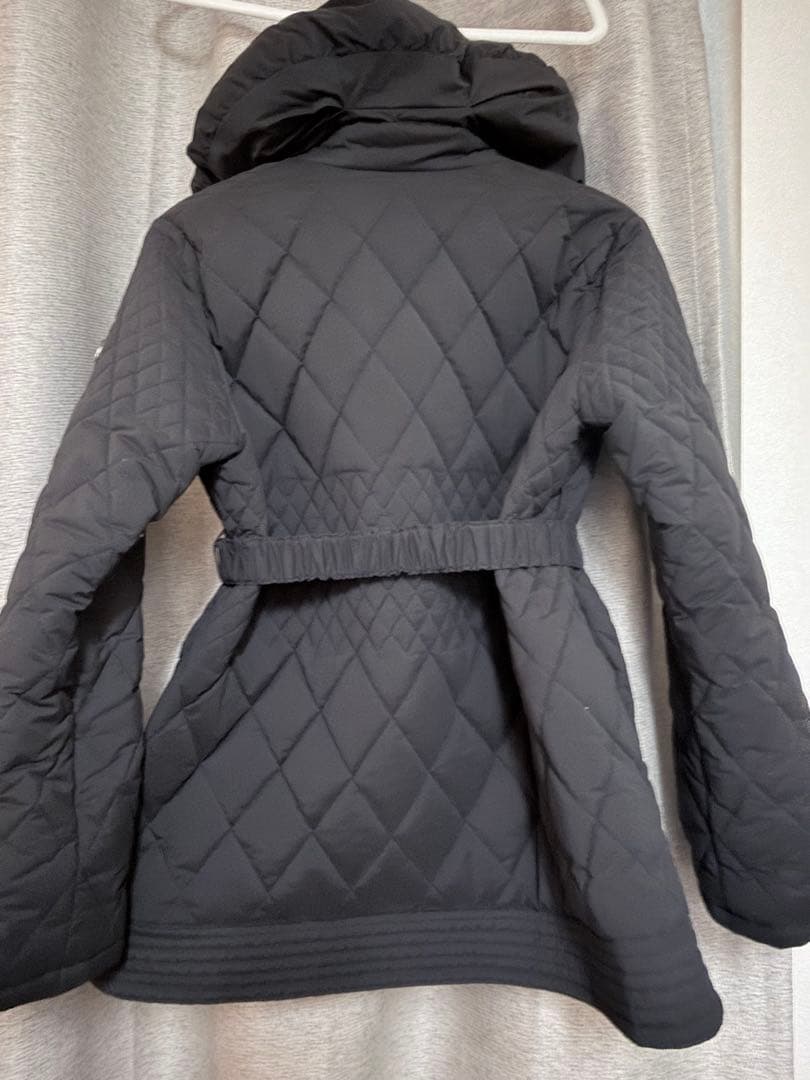 ブラックキルティングコート Madison Quilted Short Coat