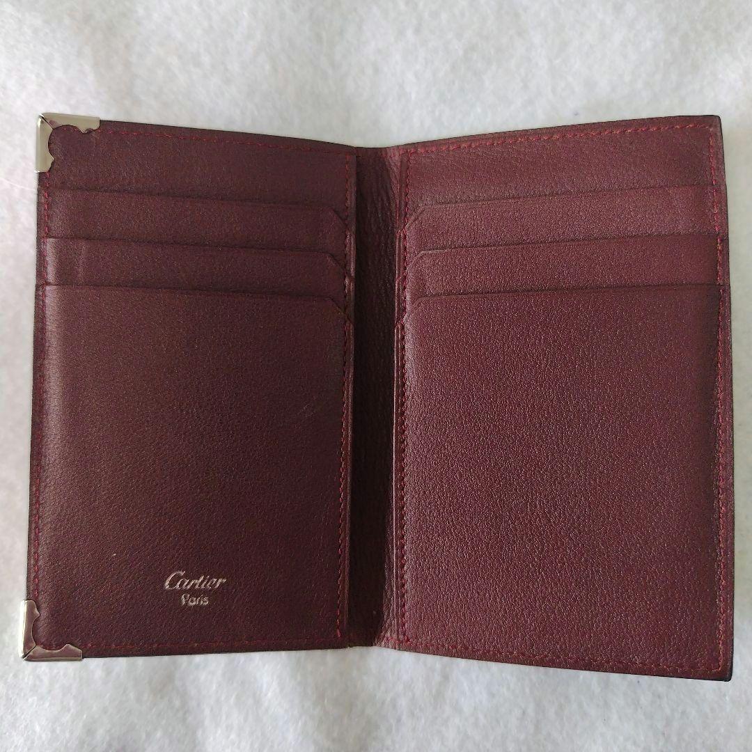 Cartier マストドゥ ブラックレザー カードケース 付属品各種あり