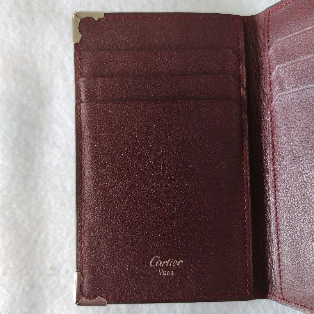 Cartier マストドゥ ブラックレザー カードケース 付属品各種あり