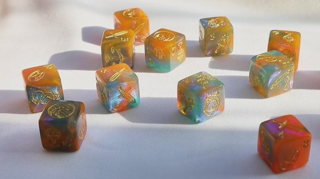 【タロットダイス】希少入手困難品✨珍しいダイス型のタロット✨北欧神話ラグナロク