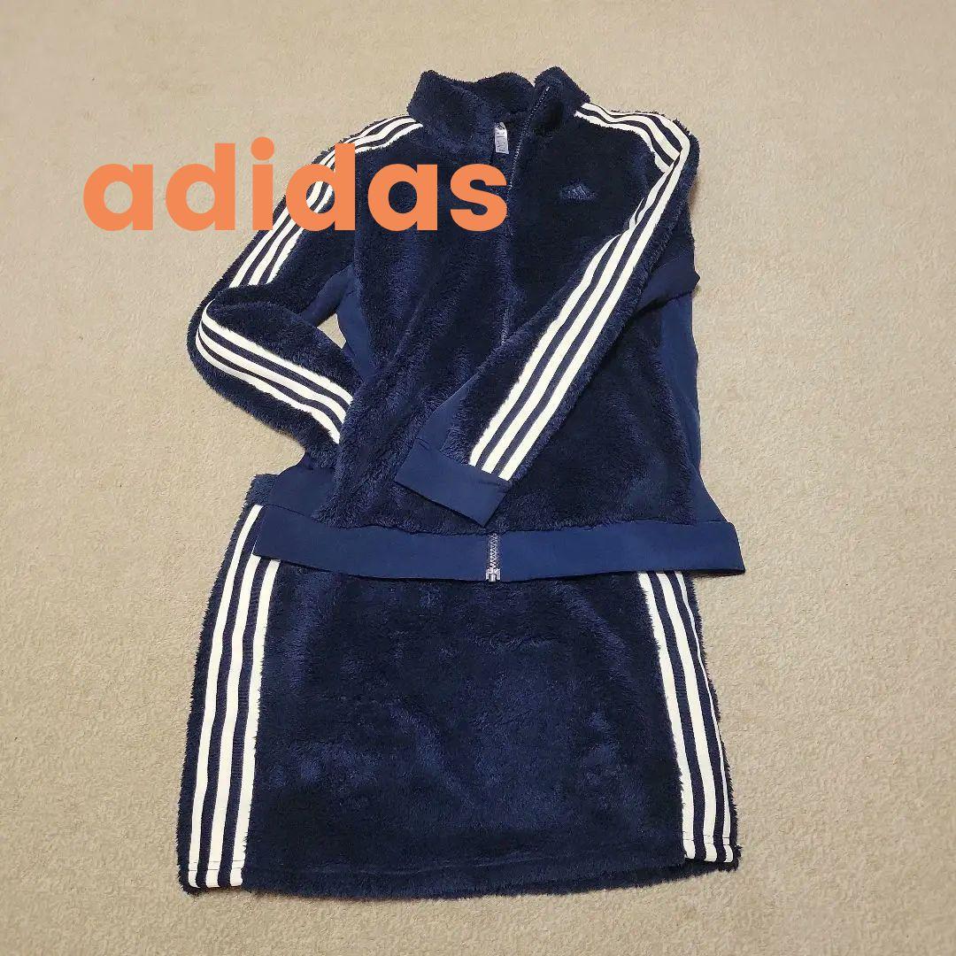 アディダスゴルフ　セットアップ２点　ネイビー