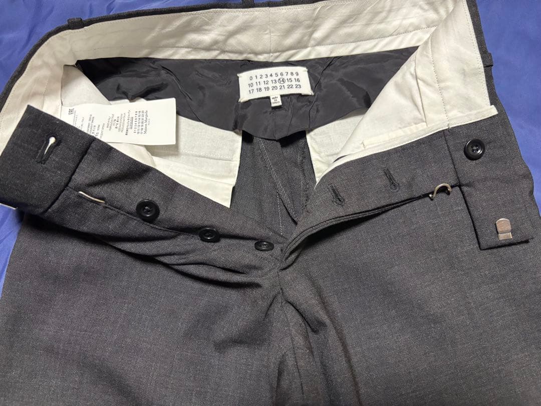 メゾンマルジェラ　ノーカラージャケットセットアップ　44