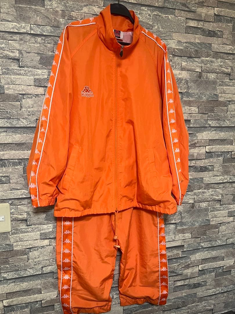 kappa 90年代　ナイロンジャージ　セットアップ