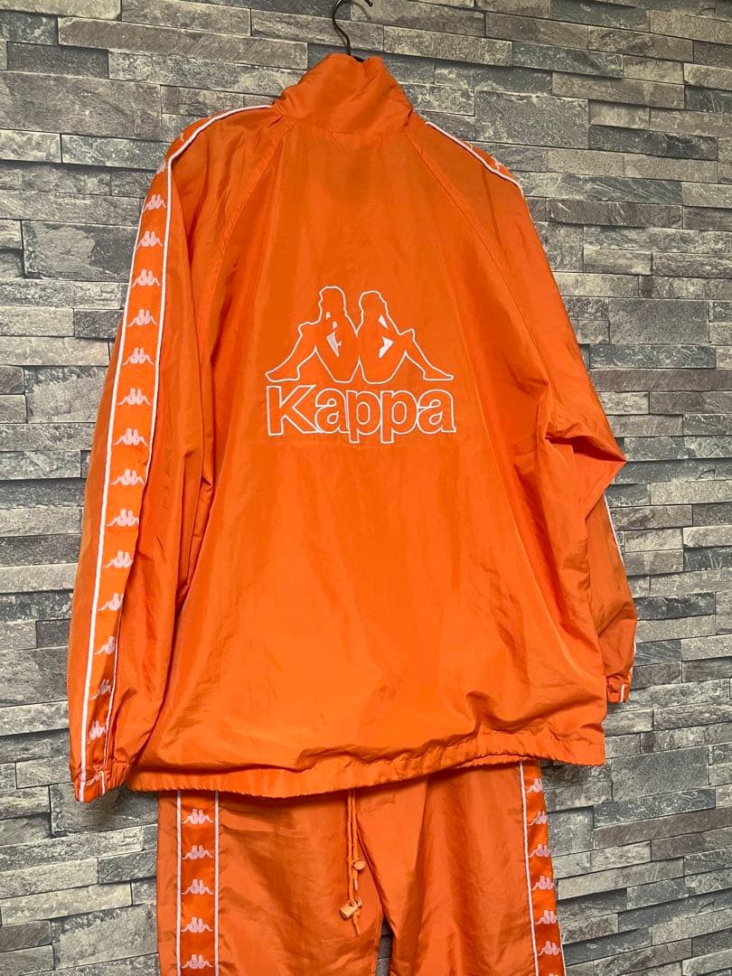 kappa 90年代　ナイロンジャージ　セットアップ