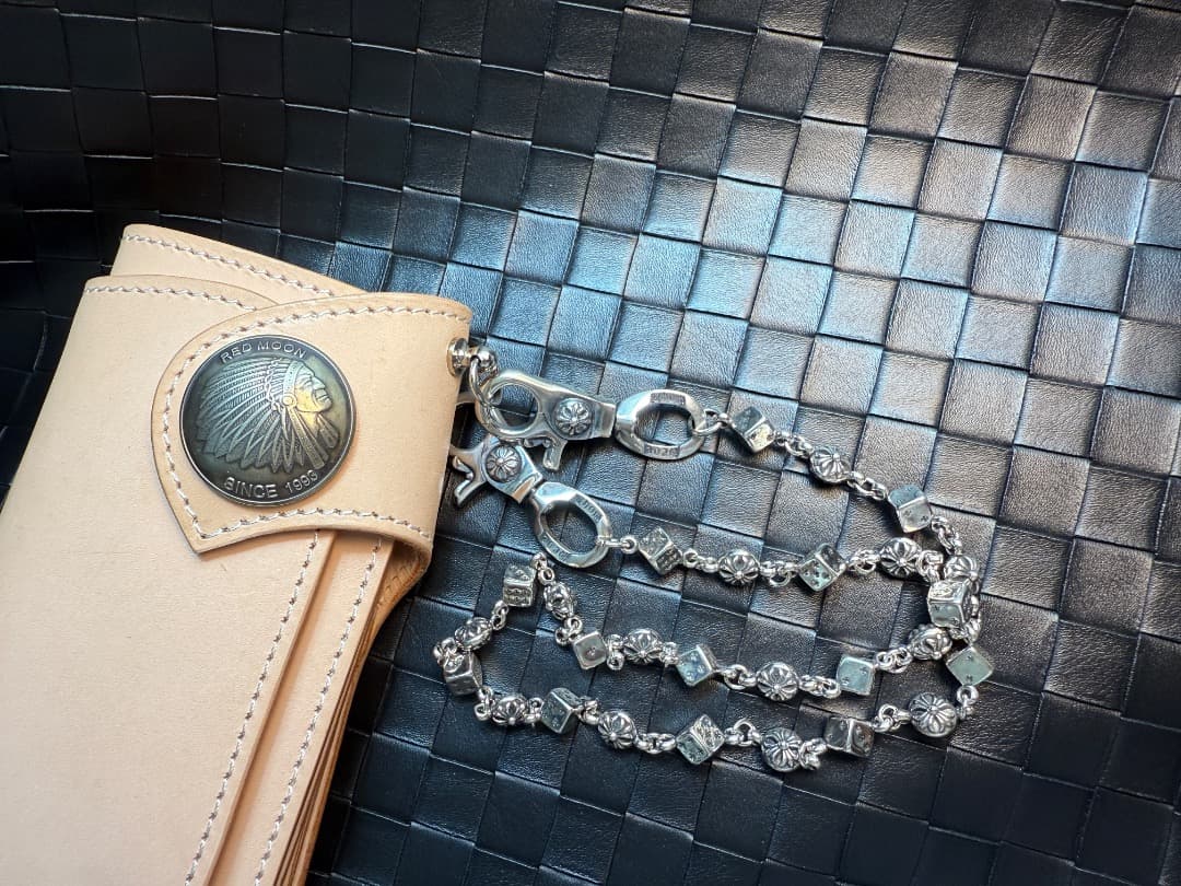 【Dice × Flower ウォレットチェーン】 重厚で存在感QBSZSZ13