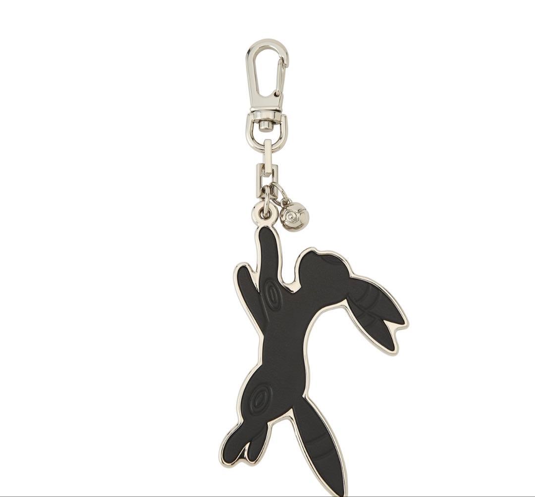 【新品未使用】本革　ブラッキー　キーホルダー