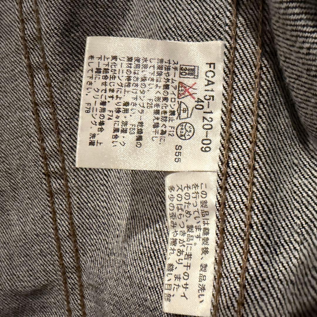 美品 バーバリーロンドン デニムジャケット ジージャン 濃紺 ノバチェック L