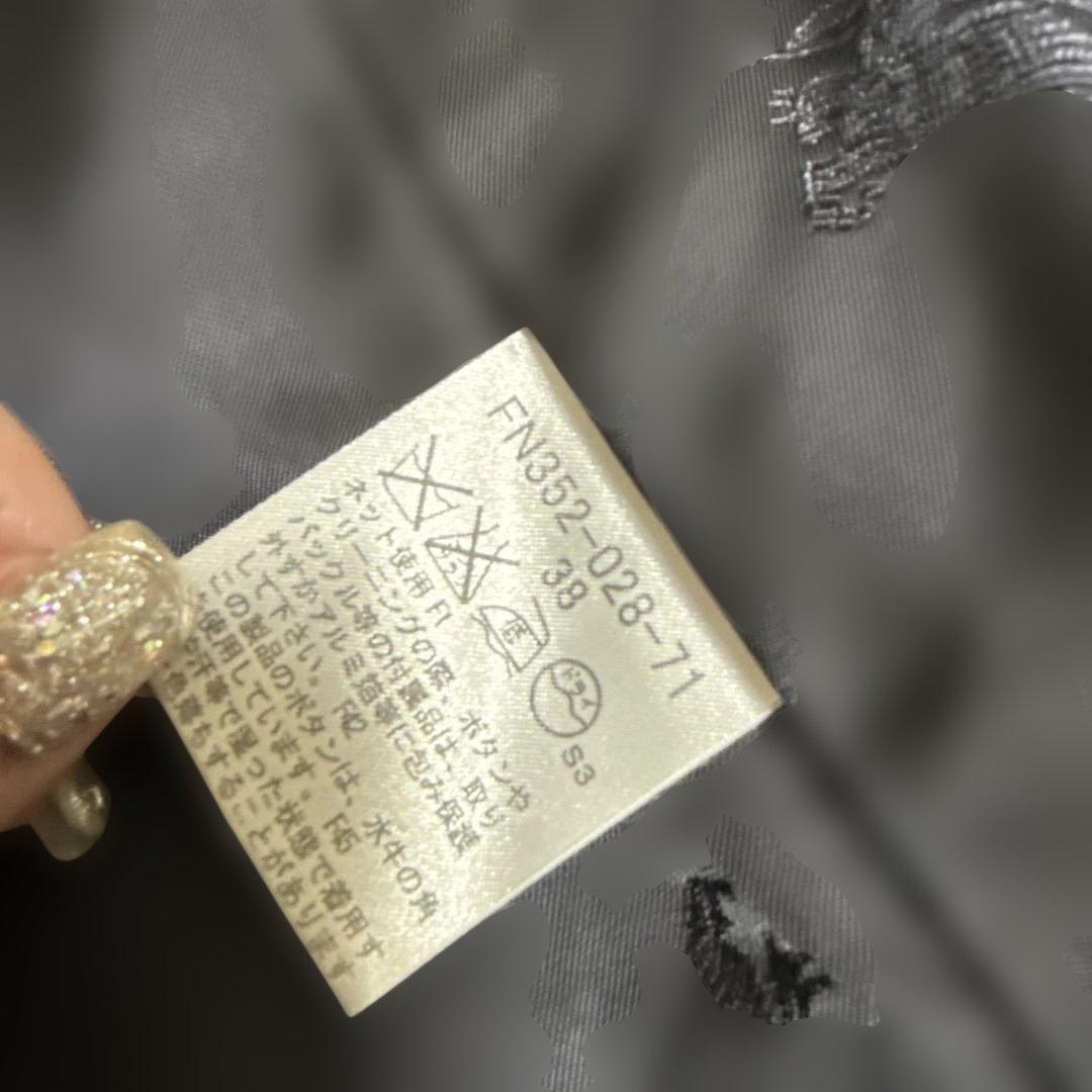 BURBERRY ウール混合 ダブルブレスト ピーコート サイズ38