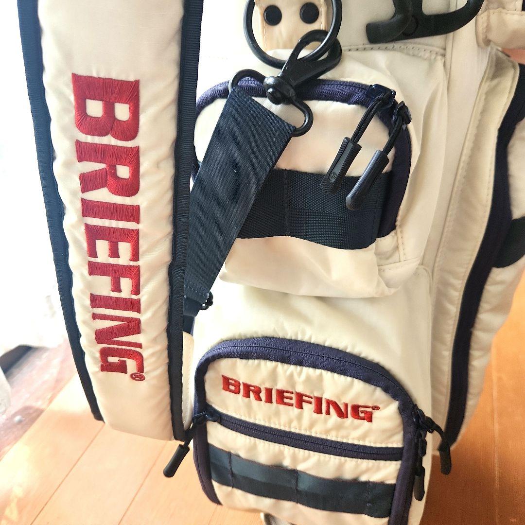 希少完売✦BRIEFING ✦ ゴルフバッグ ✦ホワイト/ネイビー✦ CR-6