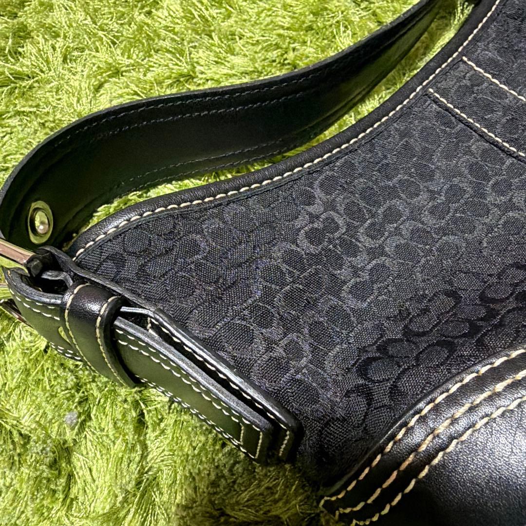 COACH（コーチ）★セミショルダーアクセサリーポーチ★ブラック