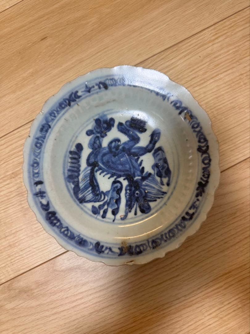古染付　皿　色々　麒麟
