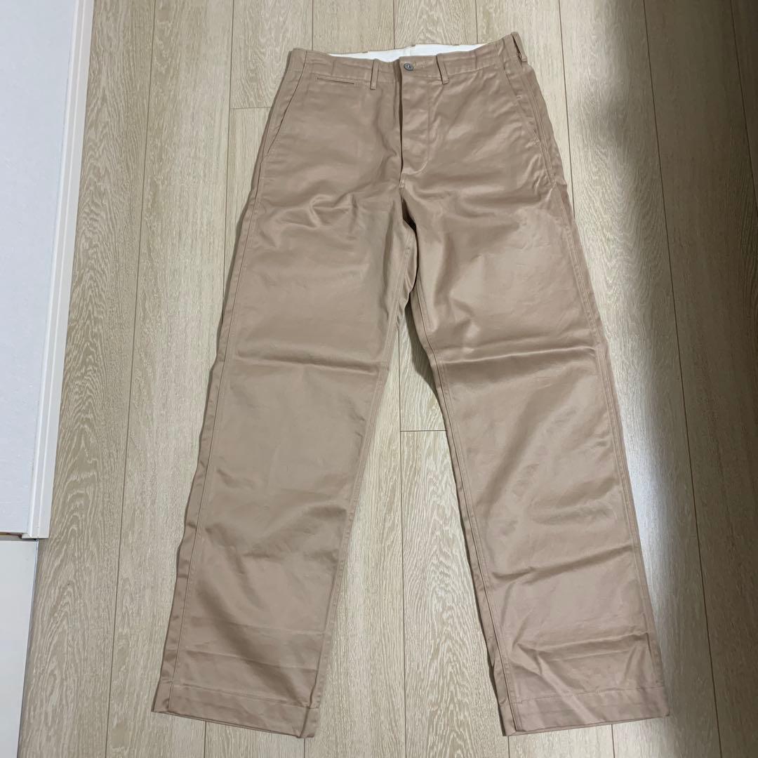 ベージュ チノパン ウエスト32 インシーム34