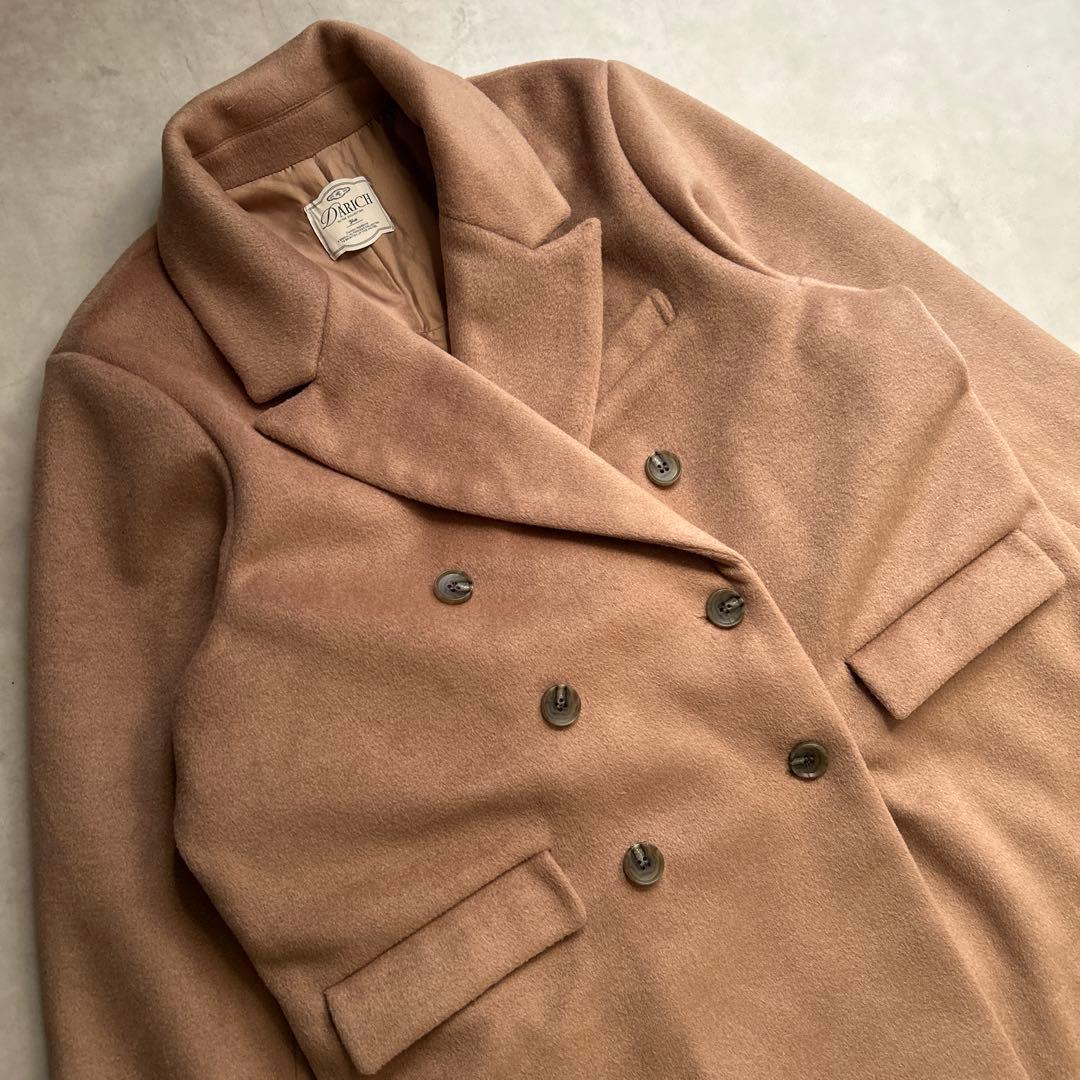 完売品　Darichダーリッチ　ダブルロングチェスターコート　キャメル