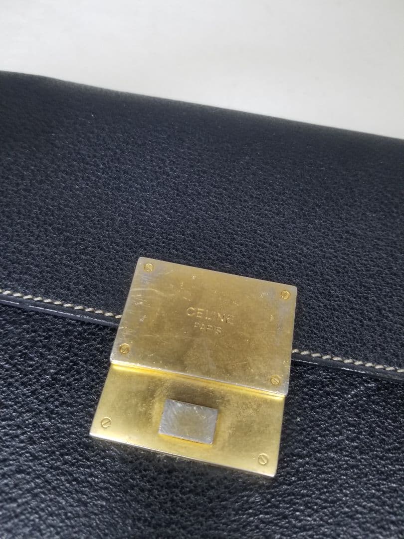 セリーヌ 3クラッチバッグ、セリーヌ マカダム 2ハンドポーチブラウン、ブラック