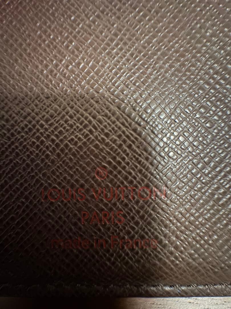 ま*ち様 ルイ ヴィトン　ヴィエノワ ダミエ エベヌ 二つ折り財布 ブラウン が