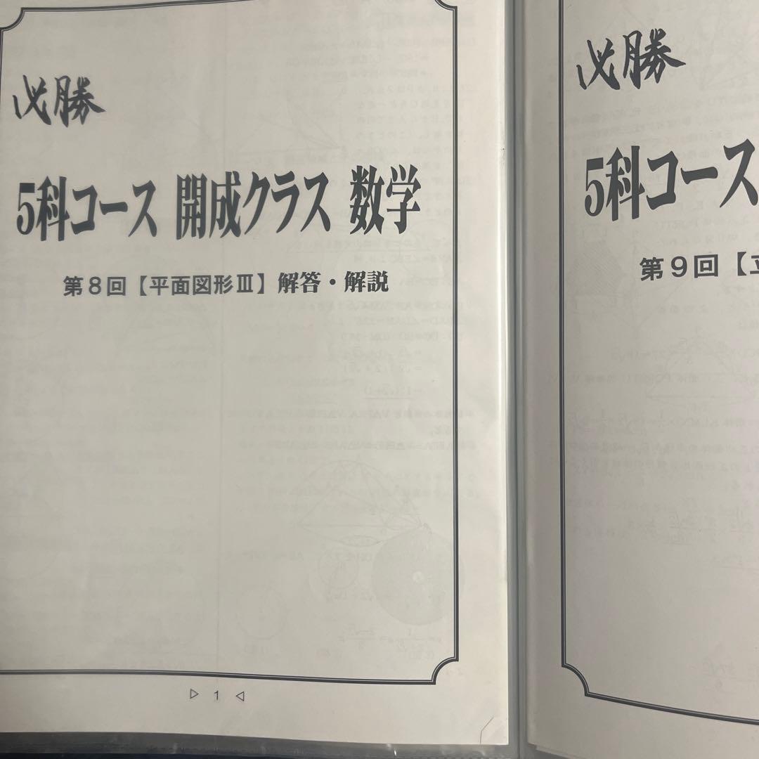 早稲アカ 開成クラス用 数学必勝テキスト