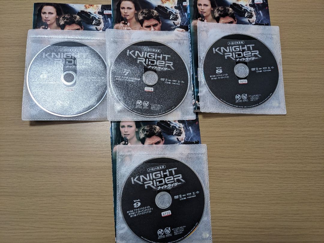 ナイトライダーNEXT DVD ノーカット完全版 全9巻セット レンタル落ち