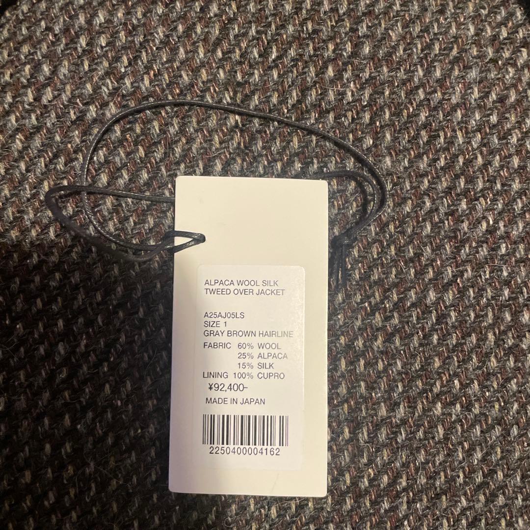 ジャケット・アウター ALPACA WOOL SILK TWEED OVER JACKET 25AW