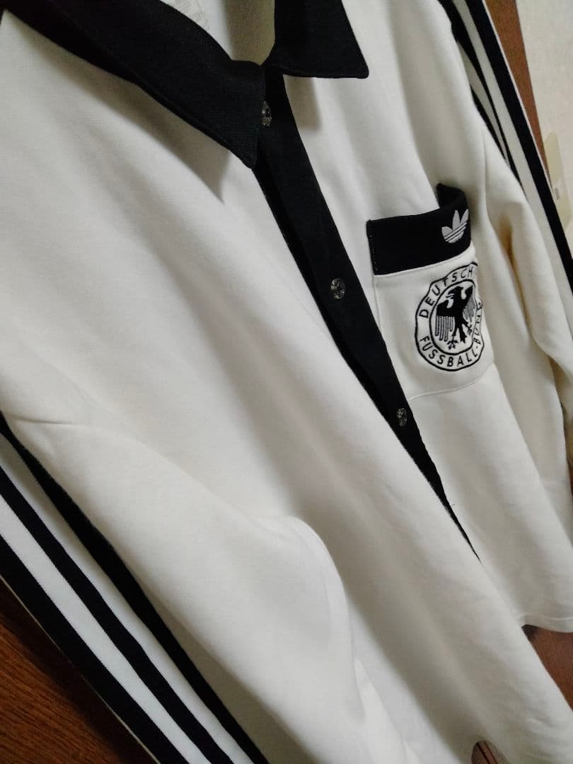 アディダスオリジナルス 西ドイツ代表 復刻 長袖 ボタンジャージ L