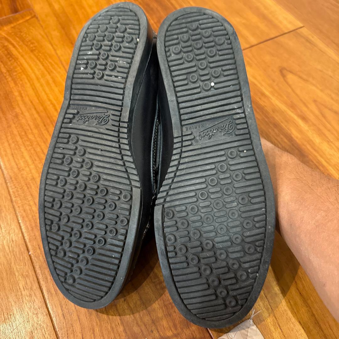 デッキシューズ　パラブーツ BARTH　UK7 ダークネイビー